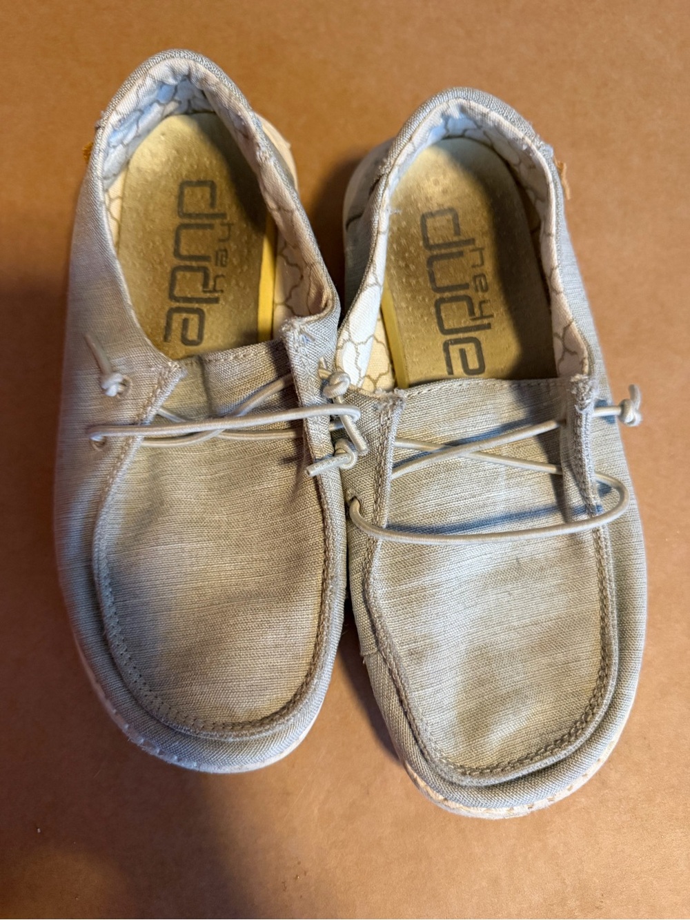 Youth Linen Beige Casual  Shoes